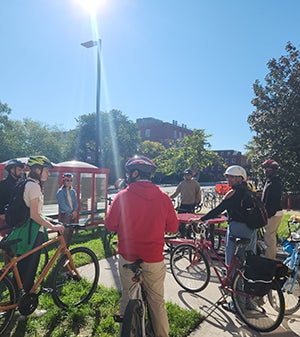 Bike group ride
