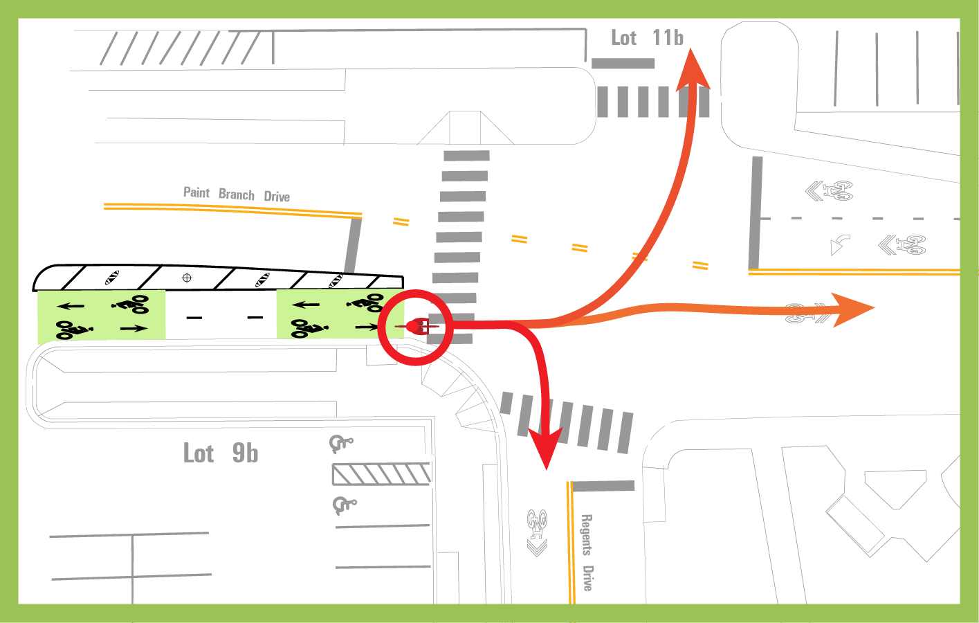 Tip 3: Exiting bike lane