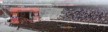 Main commencement inside stadium